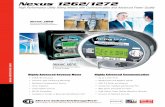Nexus 1262/1272 Meter Brochure V.1 - electroind.com 1262... · The Leaderin Power Monitoring and Smart Grid ... The Nexus® 1262/1272 meter is designed with one of the industry’s