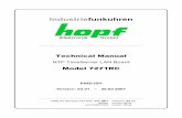 Technical Manual - hopf Elektronik GmbH Manual NTP TimeServer LAN Board Model 7271RC ... 9.1 General ... 11.2 Tally Codes ...