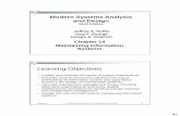 Chapter 14 Maintaining Information Systems - Computer …cs.furman.edu/~pbatchelor/sa/Slides/hoffer_msad6e_ch… ·  · 2012-04-14Chapter 14 Maintaining Information Systems Modern