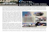 Antennas for Public Safety Broadband … for Public Safety Broadband Communications GPS Timing ... a patrol car or ﬁ re truck can be converted into a local mobile control center,