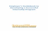 Employer's Guidebook to Developing a Successful Internship ...nowhiringatyourlibrary.nebraska.gov/internship/Employer's_Guidebook... · Employer's Guidebook to Developing a Successful