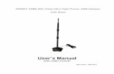 User s Manual - Netkromnetkrom.com/legado/support/manual/AIRNET_54Mb_802.11bg_Ultra_… · User’s Manual AIR-USB112GHP . April, 2010 - V2RT2571 . AIRNET 54Mb 802.11b/g Ultra High