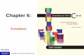 Chapter 6web.cerritos.edu/.../gaddis_sowc++7e_presentations/Chapter_06.pdf · –statements that perform the function’s task, ... Using Functions in Menu-Driven Programs ... Chapter