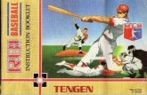 RBI Baseball - Nintendo NES - Manual - gamesdbase you for selecting R.B.I. Baseball" forthe Nintendo Entertainment System . OBJECT OF THE GAME/GAME DESCRIPTION You …