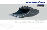 Attachments Excavator Bucket Guide - · PDF file2 Note: For selection of buckets for older machine models or non standard crawler excavators, e.g. high reach demolition, super long