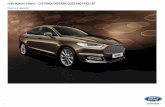 FORD MONDEO VIGNALE - CUSTOMER ORDERING GUIDE  · PDF fileFORD MONDEO VIGNALE - CUSTOMER ORDERING GUIDE AND PRICE LIST Effective from 1st September2016 1