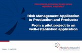Risk Management Application to Production and … Project: Stub Pylon EF2000 STUB Year 2003-2004 NC Management Rework N 3 Scraps N 2 Scraps–RH Year 2001-2003 N 5 Scraps - LH €