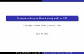Beamspace Adaptive Beamforming and the GSC - · PDF fileBeamspace Adaptive Beamforming and the GSC Carl-IngeColomboNilsen(carlingn),UiO April27,2011 Carl-Inge Colombo Nilsen (carlingn),