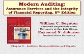 Chapter 2 Auditing - Muhariefeffendi's Website · PDF fileChapter 2 – Auditors’ Responsibilities and Reports. ... on Internal Controls ... Chapter 2 Auditing Author: