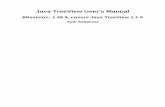 Java TreeView User's Manualjtreeview.sourceforge.net/docs/JTVUserManual/JTVUserManual.pdfJava TreeView User's Manual: $Revision: 1.26 $, covers Java TreeView 1.1.5 Alok Saldanha $Revision: