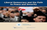 Madeleine Albright and Mehdi Jomaa - Brookings … Albright and Mehdi Jomaa SEPTEMBER 2017 SEPTEMBER 2017 Introduction 1 Liberal democracy and the path to peace and security Liberal