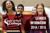 Learner Information 2014 / 2015 - Stoke College · PDF fileLearner Information 2014 / 2015 SOTC Zeddie Cover 2014_SOTC Zeddie Cover 2014 27/06/2014 15:47 P . ... Key Contact Numbers