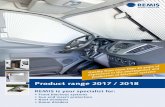 Product range 2017 / 2018 -  · PDF fileProduct range 2017 / 2018 ... for the Mercedes Benz Sprinter and VW Crafter ... (Ducato codes LA1/41J/051) Left Right From 2006-2011
