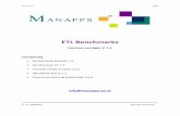 ETLBenchmarks Manapps 090203manapps.tm.fr/.../ETLBenchmarks_Manapps-090203.pdf · Test4 8 7 12 5 13 Test5 15 4 13 12 18 Test6 15 4 ... DataStage 7.5, DataStage PX 7.5 and Informatica