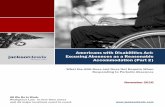 Americans with Disabilities Act: Excusing Absences as a ... · PDF fileAmericans with Disabilities Act: Excusing Absences as a Reasonable ... employers responding to employee absenteeism.