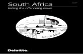 South Africa - Deloitte · PDF fileProcess Enabling South Africa, the BPO ... gradually using South Africa as the centre for their African shared services ... South Africa can be divided