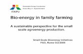 A sustainable perspective for the small scale agroenergy · PDF fileA sustainable perspective for the small ITAIPU Renewable Energy Coordination Cicero Bley Jr - Superintendent scale