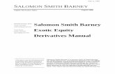 Salomon Smith Barney Exotic Equity Derivatives · PDF fileJune 11, 1999 SALOMON SMITH BARNEY Equity Derivative Sales August 1998 Salomon Smith Barney Exotic Equity Derivatives Manual