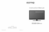 32 LED LCD SmartTV - SONIQ.com · PDF file32" LED LCD SmartTV. ... internet service provider. ... You have not made known to Soniq any particular purpose for which You require the