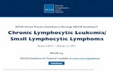 Chronic Lymphocytic Leukemia/ Small Lymphocytic Lymphomacutaneouslymphoma.stanford.edu/docs/2017_cll.pdf · NCCN Clinical Practice Guidelines in Oncology (NCCN Guidelines®) Chronic