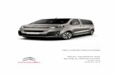 NEW CITROËN SPACETOURER PRICES, EQUIPMENT AND TECHNICAL ... · PDF filePRICES, EQUIPMENT AND TECHNICAL SPECIFICATIONS ... with blind spot monitoring O UB03 £400.00 £80.00 ... and