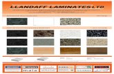 LLANDAFF LAMINATES LTD 2014.pdf · distributors of decorative laminates, worktops, sheet materials, appliances & kitchen products unit b, capital point, capital business park, parkway,