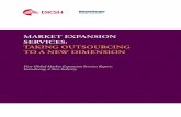 Market expansion services: taking outsourcing to a new ... · PDF fileFirst Global Market Expansion Services Report: Introducing A New Industry Market expansion services: taking outsourcing