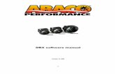 DBX software manual - Jegs High · PDF file3 Introduction This manual will help guide you through the setup and calibration of your DBX mass airflow meter from Abaco Performance. This