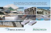 CLC (Cellular Light weight Concrete) blocks are light ... · PDF fileCLC (Cellular Light weight Concrete) blocks are light weight, high strength, eco-friendly, cost-effective and have