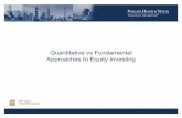 Quantitative vs Fundamental Approaches to Equity Investing · PDF fileIIES 2016 – Quantitative vs Fundamental Approaches to Equity Investing 4 The Opportunity for Active Management
