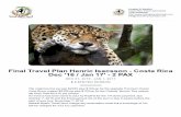 Final Travel Plan Henric Isacsson - Costa Rica Dec '16 ... · PDF fileFinal Travel Plan Henric ... A list of things to bring, Costa Rica short introduction, ... approx. two hours to
