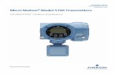 Micro Motion Model 5700 Transmitters FOUNDATION Fieldbus ... · PDF fileInstallation Manual MMI-20029969, Rev AA September 2016 Micro Motion® Model 5700 Transmitters FOUNDATION™