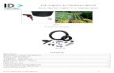 Drip Irrigation Kit Instruction Manual - Greywater Actiongreywateraction.org/wp-content/uploads/2014/11/Drip-Irrigation-Kit... · About Gravity Feed Drip Systems Drip irrigation products