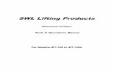 SWL Lifting Products Motorized Trolleys - The …swlliftingproducts.com/.../SWL-Lifting-Products-Motorized-Trolleys.pdfhoist load chain. If there is any evidence of overloading, immediately