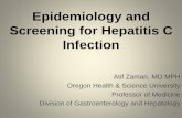 Epidemiology and Screening for Hepatitis C · PDF fileEpidemiology/Screening for Hepatitis C • Natural History of HCV infection • Trends in HCV transmission, disease, mortality