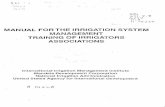 MANUAL FOR THE IRRIGATION SYSTEM MANAGEMENT TRAINING …publications.iwmi.org/pdf/H014228.pdf · This Manual for the Irrigation System Management Training of Irrigators . ... Irrigation