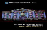 Trinity Feasibility Study in Admissions Application Guide · PDF fileTrinity Feasibility Study Application Guide 3-6 ... ‘The adoption of broader criteria for college admission –