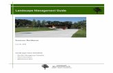 Landscape Management Guide - Landscape · PDF fileLandscape Management Guide Soranno Residence T hank you for choosing Landscape Reno-vations and congratulations on your new landscape