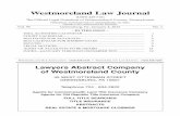 WestmorelandLawJournal - Westmoreland Bar Association · PDF filePagei WESTMORELANDLAWJOURNAL January4,2013 ... PAUL D. HAGERTY, a/d, ... 1305 Kecksburg Rd. Mt. Pleasant, PA 15666