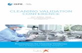 CLEANING VALIDATION CONFERENCE - NemTilmeld · PDF fileSo sign up today for this Cleaning Validation conference and make a difference for you ... SAT – IQ/OQ and PQ providing ...