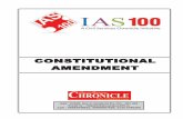 11. Constitutional Amendment (F) · PDF fileCONSTITUTIONAL AMENDMENT ... Election Commission an oath or affirmation that ... new States, namely, Punjab and Haryana as a