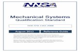 Mechanical Systems - US Department of Energy · PDF fileMechanical systems personnel shall demonstrate a working level knowledge of maintenance ... Ball valve 125 ... The diesel engine