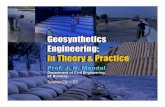 GEOSYNTHETICS ENGINEERING: IN THEORY AND … 26.pdf · GEOSYNTHETICS ENGINEERING: IN THEORY AND PRACTICE ... There are many disadvantages of using metallic strips in ... geocells,