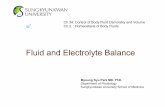 Fluid and Electrolyte BalanceFluid and Electrolyte Balance balance.pdf ·  · 2011-10-31Fluid and Electrolyte BalanceFluid and Electrolyte Balance ... Regulation mechanism of extracellular
