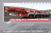 TON ALL TERRAIN CRANE - Crane Hire Ltd.cranehireltd.com/wp-content/uploads/Brochures/Demag-AC-100.pdf · 100 TON ALL TERRAIN CRANE Demag AC100 Hire Desk Tel: +353 1 6268426 Fax: +353