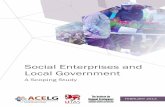 Social Enterprises and Local Government · PDF fileSocial Enterprises and Local Government A Scoping Study ... in relation to social enterprise. ACELG was keen to partner with the