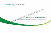 NOVASTAR User's Manual M3 LED Display Control... · XI'AN . Rev 4.4.1 NS110100029 User's Manual NOVASTAR LED Display Control System M3 TECH CO., LTD