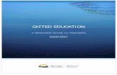 Gifted Education - B.C. Homepage - Province of British … Acknowledgments The Inclusive Education Branch (formerly named Special Educati on Branch) of the Ministry of Education gratefully