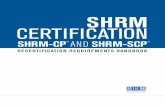 SHRM CERTIFICATION - Tri - State HRMA recertification... · SHRM CERTIFICATION SHRM-CP ... The SHRM BoCK greatly expands the scope of professional development activities that will
