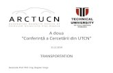 A doua Conferință a Cercetării din UTCN - utcluj.roresearch.utcluj.ro/tl_files/research/Presentations/Conferinta... · A doua "Conferință a Cercetării din UTCN" ... matching